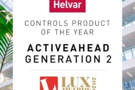 Rozwiązanie ActiveAhead® wygrywa podczas 2020 Lux Awards w kategorii Controls Product of the Year