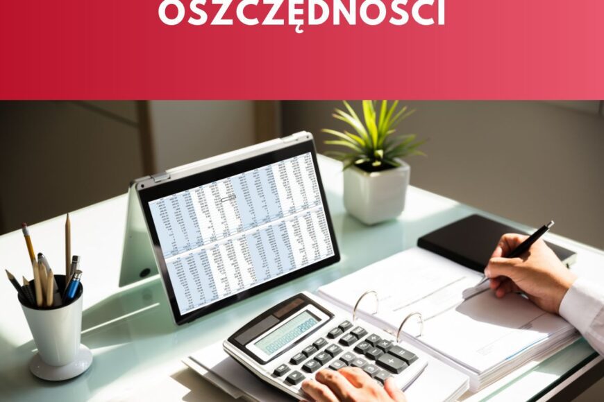 Kalkulator, który oświetla oszczędności